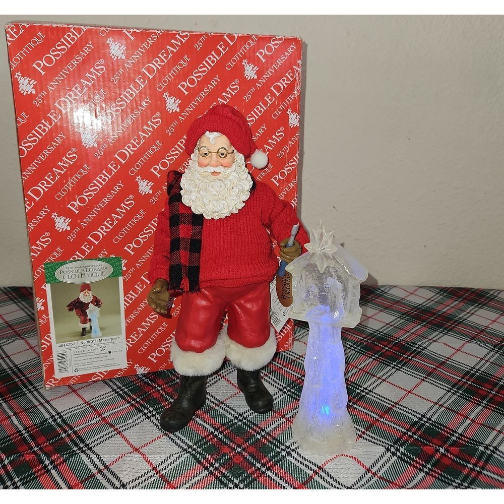 Possible Dreams Clothtique "North Star Masterpiece" Holiday Figurine Decor